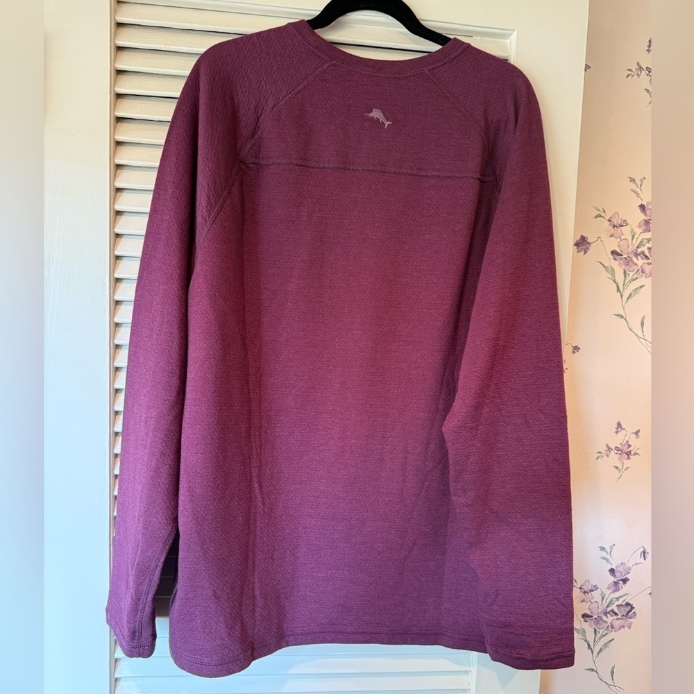 Tommy Bahama Long Sleeve Reversible Top in Size XL - Picture 4 of 8